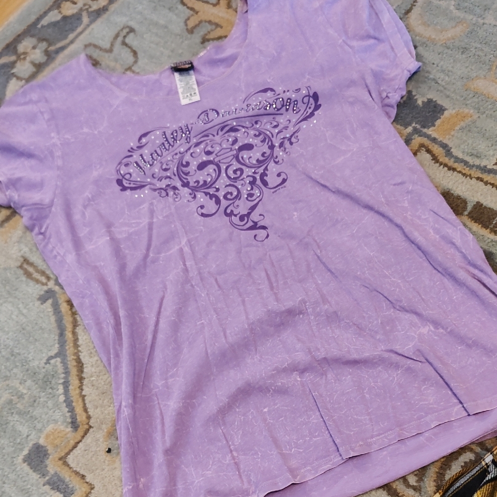 Harley-Davidson Purple Graphic Tee